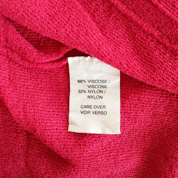 Bright Pink Vintage Anne Klein Cardigan - Picture 6 of 7